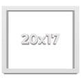 thumbnail image 1 of 20x17 White Shadowbox Frame - Interior Size 20x17 by 2 Inches - Made to Display Items Up To 1.75 Inches Deep, 1 of 8