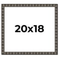 thumbnail image 1 of 20x18 Frame Black Brown Chestnut Mosaic Solid Wood Picture Frame | 1.125 Inch Moulding Width |, 1 of 8