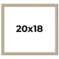 thumbnail image 1 of 20x18 Frame Grey Solid Wood Picture Frame Width 1 Inches | Interior Frame Depth 0.5 Inches |, 1 of 8