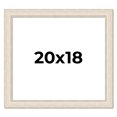thumbnail image 1 of 20x18 Frame White Real Wood Picture Frame Width 1.75 inches | Interior Frame Depth 0.5 inches |, 1 of 8