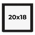 thumbnail image 1 of 20x18 Shadow Box Black Solid Wood Display Picture Frame | 1 Inch Rabbet Depth | | 1.375 Inch, 1 of 4