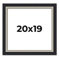 thumbnail image 1 of 20x19 Frame Black Real Wood Picture Frame Width 2.25 Inches | Interior Frame Depth 0.5 Inches |, 1 of 8