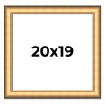 thumbnail image 1 of 20x19 Frame Gold Plein Aire Solid Wood Picture Frame Width 2 Inches | Interior Frame Depth 0.5, 1 of 8