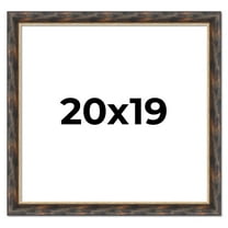 20x19 Frame Gold Real Wood Picture Frame Width 1.5 inches | Interior Frame Depth 0.5 inches |
