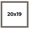 thumbnail image 1 of 20x19 Frame Silver Real Wood Picture Frame Width 1.25 Inches | Interior Frame Depth 0.5 Inches |, 1 of 8