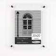thumbnail image 1 of 20x20 Acrylic Floating Frame with Black Standoff Wall Mount Hardware, 1 of 8