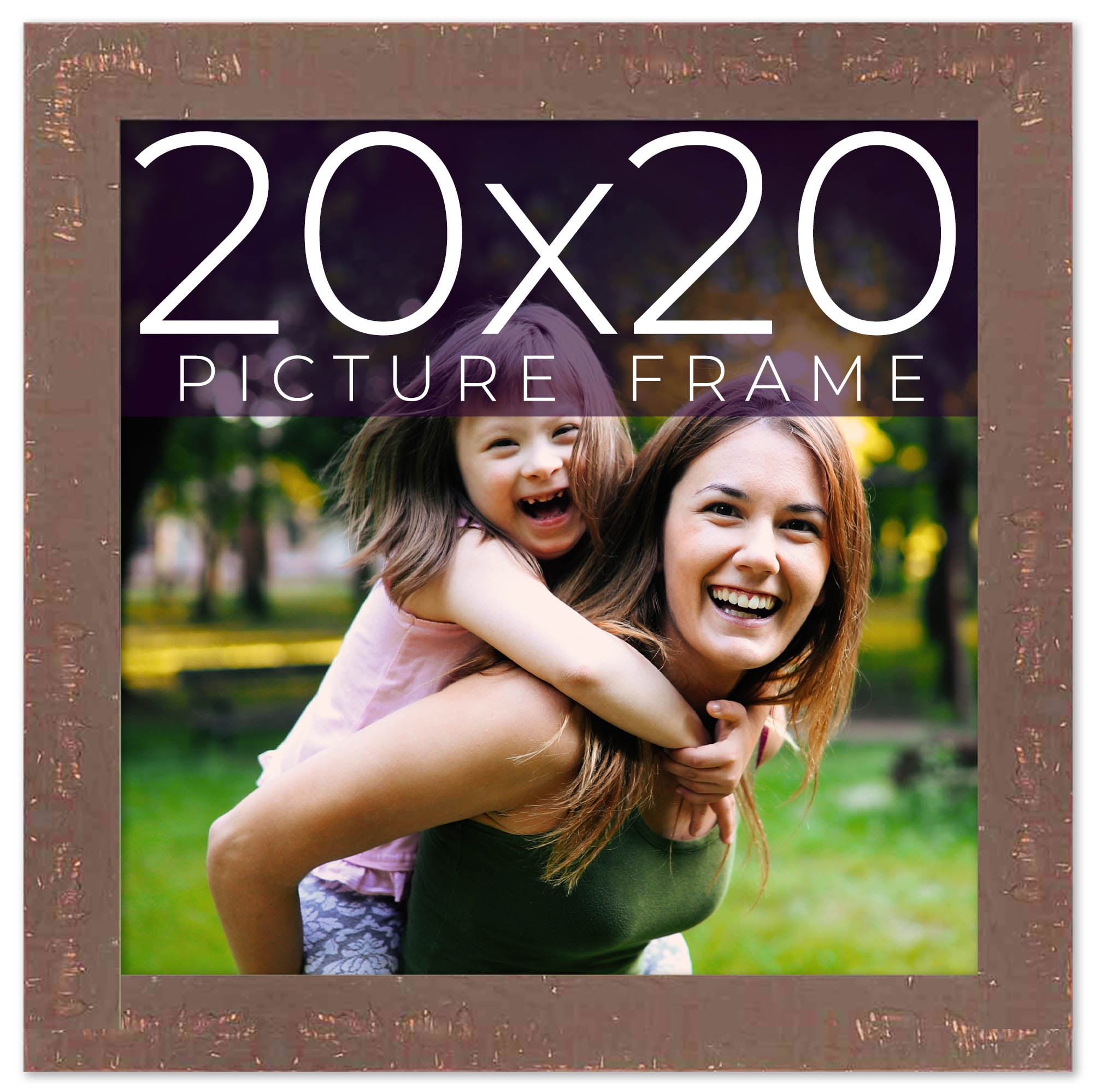 CustomPictureFrames.com 20x20 Frame Gold Real Wood Picture Frame