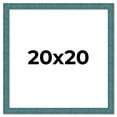 thumbnail image 1 of 20x20 Frame Blue Rustic Barnwood Solid Wood Picture Frame Width 1.25 Inches | Interior Depth 0.5, 1 of 8