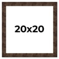thumbnail image 1 of 20x20 Frame Brown Burl Real Wood Picture Frame Width 1.625 Inches | Interior Frame Depth 0.5 Inches, 1 of 8