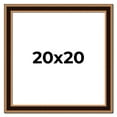 thumbnail image 1 of 20x20 Frame Gold Brown Plein Air Vintage Solid Wood Picture Frame | 1.75 Inches Moulding Width |, 1 of 8