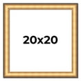 thumbnail image 1 of 20x20 Frame Gold Plein Aire Solid Wood Picture Frame Width 2 Inches | Interior Frame Depth 0.5, 1 of 8