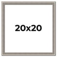 thumbnail image 1 of 20x20 Frame Grey Real Wood Picture Frame Width 1.25 inches | Interior Frame Depth 0.5 inches | Hans, 1 of 8