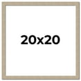 thumbnail image 1 of 20x20 Frame Grey Solid Wood Picture Frame Width 1 Inches | Interior Frame Depth 0.5 Inches |, 1 of 8