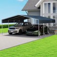 thumbnail image 1 of TIME RAY 20x20 Ft Carport, Heavy Duty Metal Car Port, All-Weather Protection, Easy Assembly for Cars, Trucks, Boats, Tractors, and Outdoor Storage, 1 of 7