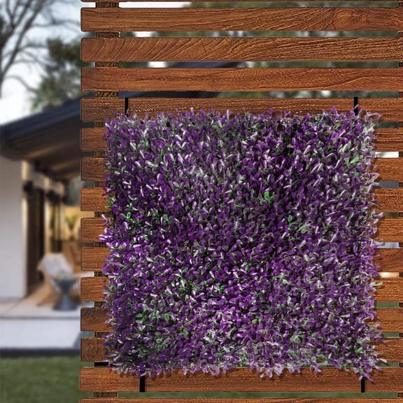 20x20 Inch Artificial Wall Greenery Panels - 6 Pack Faux Privacy Fence Boxwood Grass Backdrop for Garden Decor
