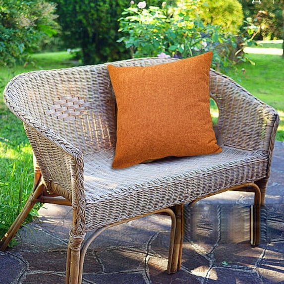 20x20 Inch Solid Color Throw Pillow Covers Square Decorative Polyester Cushion Cases for Sofa Couch Bed Chair Living Room Bedroom Farmhouse Rustic Home Decor