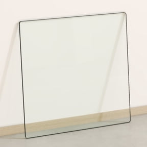 TesNus Hongdian Glass Table Top Stain Resistant Glass Table Tops, 20 in Square, 0.23 in, Clear