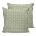 thumbnail image 1 of 20x20 Pillow Covers Set of 2, Sage Green Throw Pillow Covers Decorative Couch Cushion Case, Geometric Flower Leaf Diamond Plaid Retro Microfiber Square Pillowcases for Bedroom Car Living Room, 1 of 7