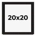 thumbnail image 1 of 20x20 Shadow Box Black Solid Wood Display Picture Frame | 1 Inch Rabbet Depth | | 1.375 Inch, 1 of 4