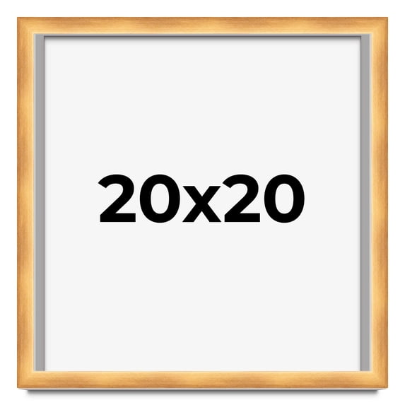20x20 Shadow Box Bronze Cross-Brushed Display Frame | 1.625 Inches Deep Solid Wood | UV Resistant