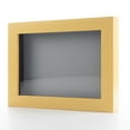 thumbnail image 1 of 20x20 Shadow Box Frame Natural Real Wood with a Grey Acid-Free Backing | 3/4" of Usuable Depth | UV, 1 of 4