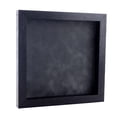 thumbnail image 1 of 20x20 Shadow Box Frame Textured Black Wood | With a 3/4" Usable Display Depth | Includes a Dark, 1 of 5