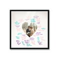 thumbnail image 1 of 20x20 Square Black Autograph & Signature Picture Frame w/ White Heart Photo Mat for 8x8 Pictures, 1 of 8