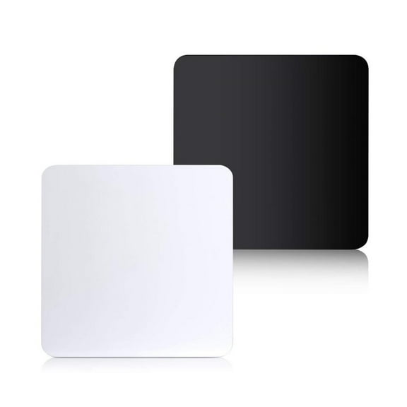 20x20cm Reflective White & Black Acrylic Reflection Background Display Boards For Product Table Top Photography Shooting ,Easy to Use
