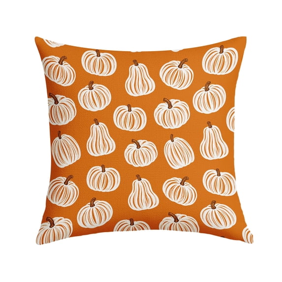 20x20in Double Sided Print Fall Pumpkin Maple Leaf Throw Pillow Covers Soft Polyester Sofa Couch Decor Cushion Cases