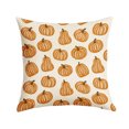thumbnail image 1 of 20x20in Double Sided Print Fall Pumpkin Maple Leaf Throw Pillow Covers Soft Polyester Sofa Couch Decor Cushion Cases, 1 of 2