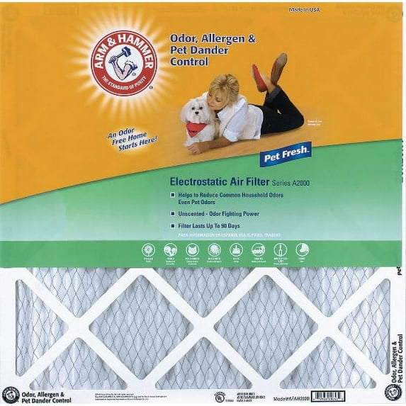 20x20x1 Arm and Hammer Air Filter (4 Pack)