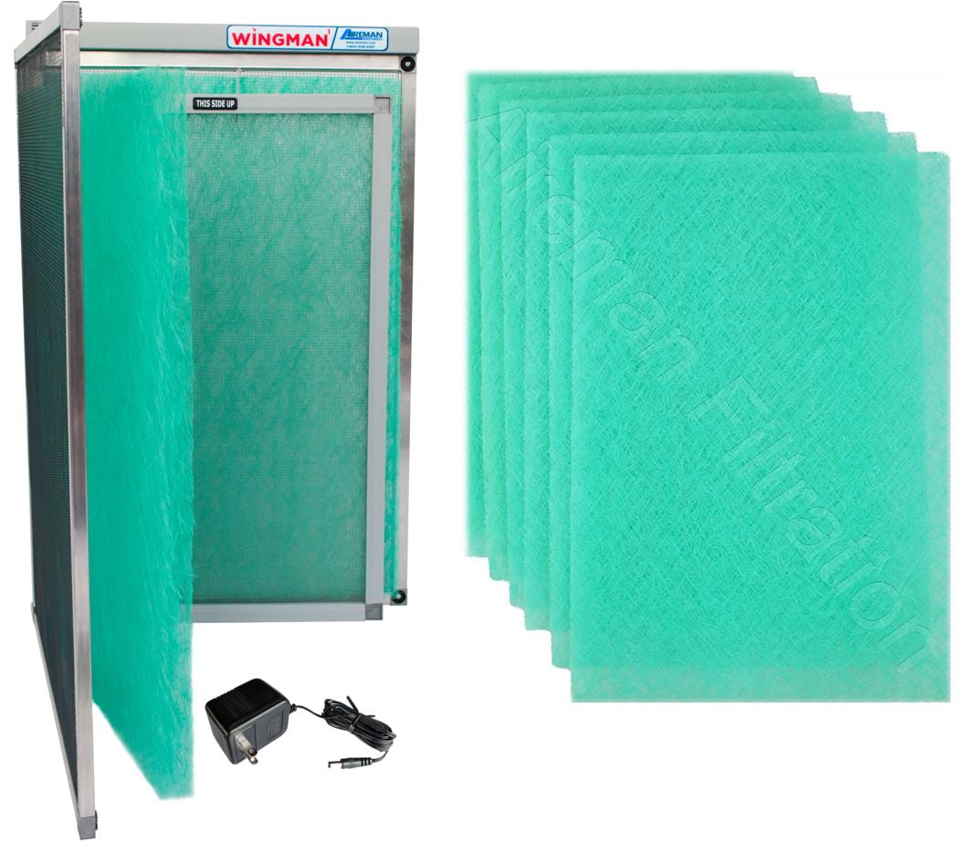 20x20x1 Electronic Air Filter Including Year Supply of Replacement Pads - Homeowner Installed- Simply Replace Your Current AC Furnace Air Filter and PLUG IT IN!