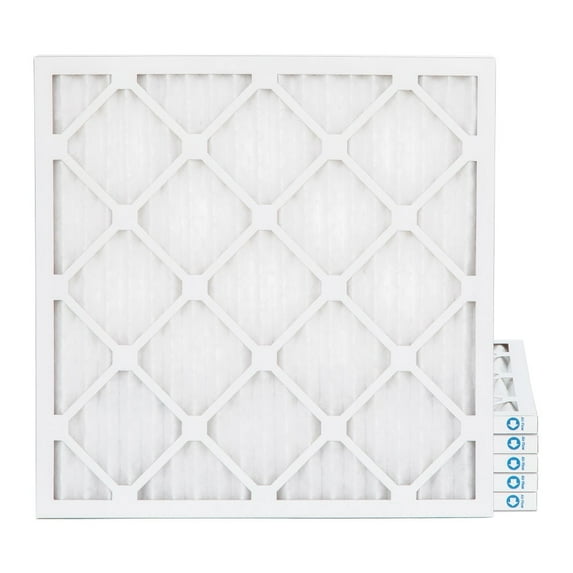 20x20x1 MERV 11 Pleated AC Furnace Air Filters. 6 Pack. Made in USA.