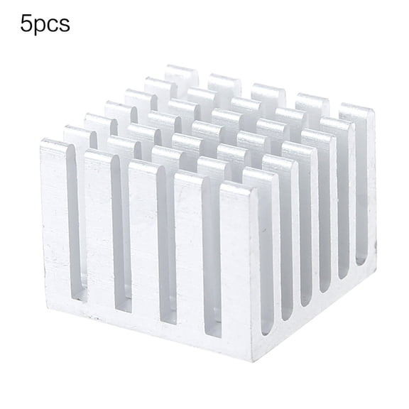 20x20x15mm CPU GPU IC Chip Cooling Heatsinks Aluminum Radiator Heat Sink 5Pcs