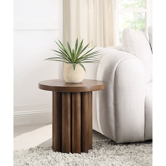 20x20x20 Inches Brown End Table, Long - term Use / Match Various Interior Styles