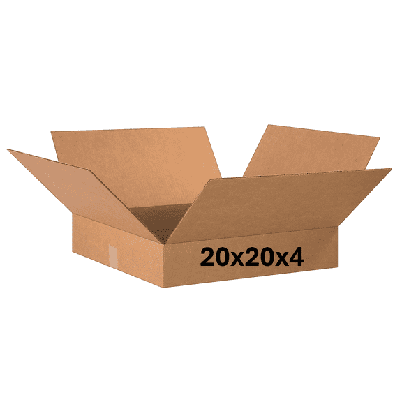 20x20x4 (200 lb strength) | SINGLE CARDBOARD BOX