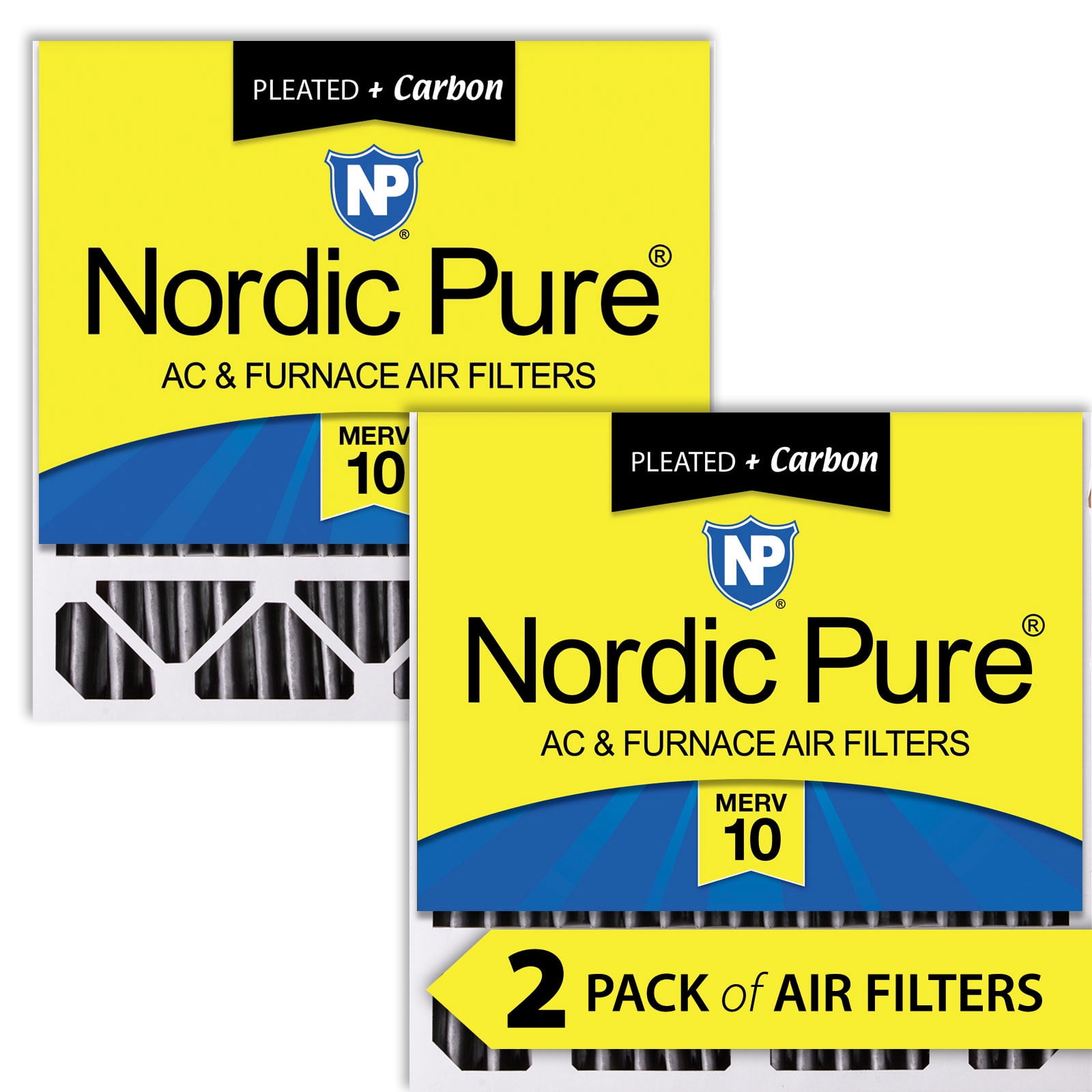 20x20x5 (4 3/8) Honeywell Replacement Furnace Filters MERV 10 Plus ...