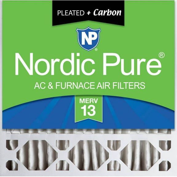 20x20x5 (4 3/8) Honeywell Replacement Furnace Filters MERV 13 Plus Carbon 1 Pack