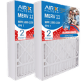 thumbnail image 1 of 20x20x5 Air Filter MERV 11 Comparable to MPR 1000, MPR 1200 & FPR 7 Compatible with Goodman / Amana M2-1056 Premium USA Made 20x20x5 Furnace Filter 2 Pack by AIRX FILTERS WICKED CLEAN AIR., 1 of 3
