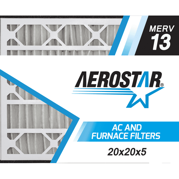 20x20x5 Trion Air Bear Replacement Furnace Air Filters by Aerostar - Merv 13, Box of 2