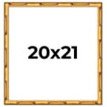 thumbnail image 1 of 20x21 Frame Gold Bamboo Solid Wood Picture Frame | 1 Inch Moulding Width | Interior Frame Depth, 1 of 8