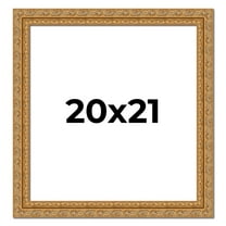 20x21 Frame Gold Ornate Solid Wood Picture Frame | 2 Inch Moulding Width | Firman Traditional Photo