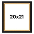 thumbnail image 1 of 20x21 Frame Gold Real Wood Picture Frame Width 2.25 Inches | Interior Frame Depth 0.5 Inches |, 1 of 8