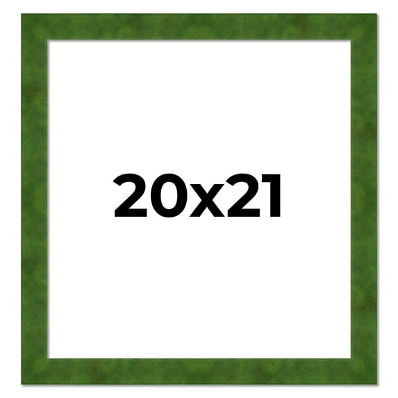 20x21 Frame Green Burl Solid Wood Picture Frame | 1.75 Inches Moulding Width | Interior Frame Depth