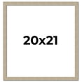 thumbnail image 1 of 20x21 Frame Grey Solid Wood Picture Frame Width 1 Inches | Interior Frame Depth 0.5 Inches |, 1 of 8