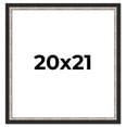 thumbnail image 1 of 20x21 Frame Silver Real Wood Picture Frame Width 1.25 Inches | Interior Frame Depth 0.75 Inches |, 1 of 8