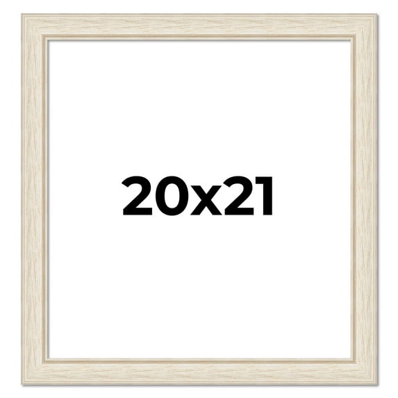 20x21 Frame White Real Wood Picture Frame Width 1.75 inches | Interior Frame Depth 0.5 inches |