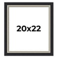 thumbnail image 1 of 20x22 Frame Black Real Wood Picture Frame Width 2.25 Inches | Interior Frame Depth 0.5 Inches |, 1 of 8