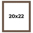 thumbnail image 1 of 20x22 Frame Brown Farmhouse Solid Wood Picture Frame Width 1.5 Inches | Interior Frame Depth 0.5, 1 of 8