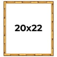 thumbnail image 1 of 20x22 Frame Gold Bamboo Solid Wood Picture Frame | 1 Inch Moulding Width | Interior Frame Depth, 1 of 8